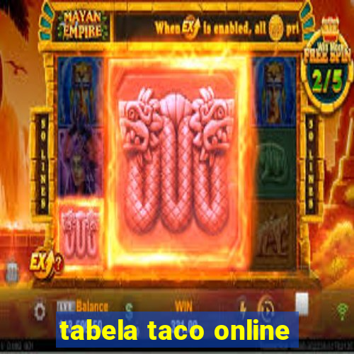 tabela taco online